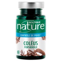 Coléus forskholii forskoline 60 gélules - Boutique Nature