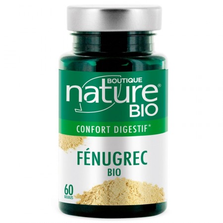 Fenugrec bio - forme generale - 60 gelules - Boutique Nature