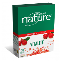 VITALITÉ - Forme et énergie - 30 comprimés Boutique Nature.