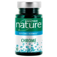 Chrome 60 gélules glycémie - Boutique Nature