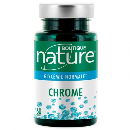 Chrome 60 gelules glycemie - Boutique Nature 