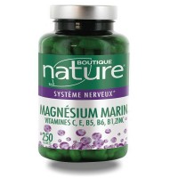 MAGNÉSIUM marin - Fatigue et système nerveux 250 gelules - Boutique Nature