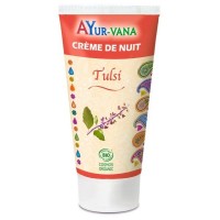 Crème de nuit au Tulsi Bio tube 75 ml - Ayur-Vana