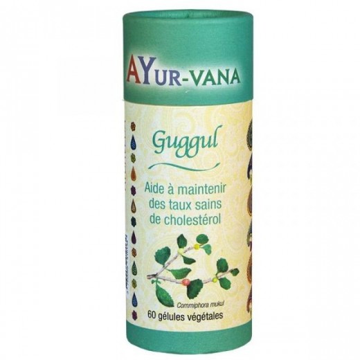 GUGGUL 60 gél. - Équilibre Cholestérol LDL/HDL - Ayur-Vana