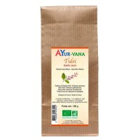 Infusion Tulsi feuilles Bio sachet 100g - Ayur-Vana