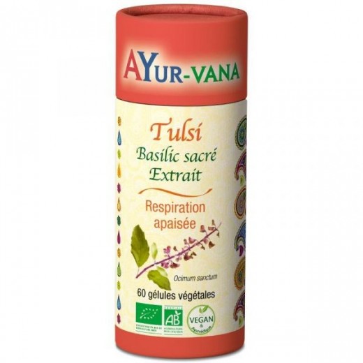 TULSI BIO - Équilibre et Respiration - 60 gél. - AYUR-VANA