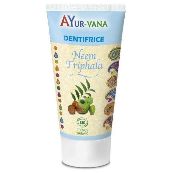 DENTIFRICE  Neem et Triphala hygiène bucco-dentaire 75 ml - Ayur-Vana- AyurVana