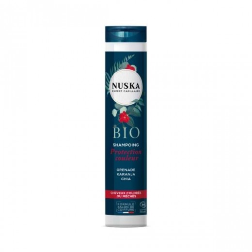 SHAMPOING CHEVEUX COLORÉS BIO - Éclat et Protection - NUSKA