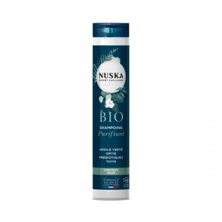 SHAMPOING cheveux gras BIO - 230 ml- Nuska