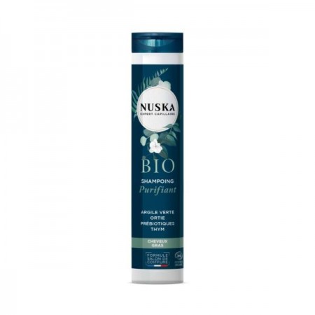 SHAMPOING cheveux gras BIO - 230 ml- Nuska