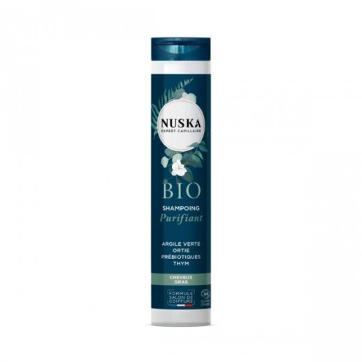 SHAMPOING CHEVEUX GRAS BIO - Purifiant et Équilibrant - NUSKA