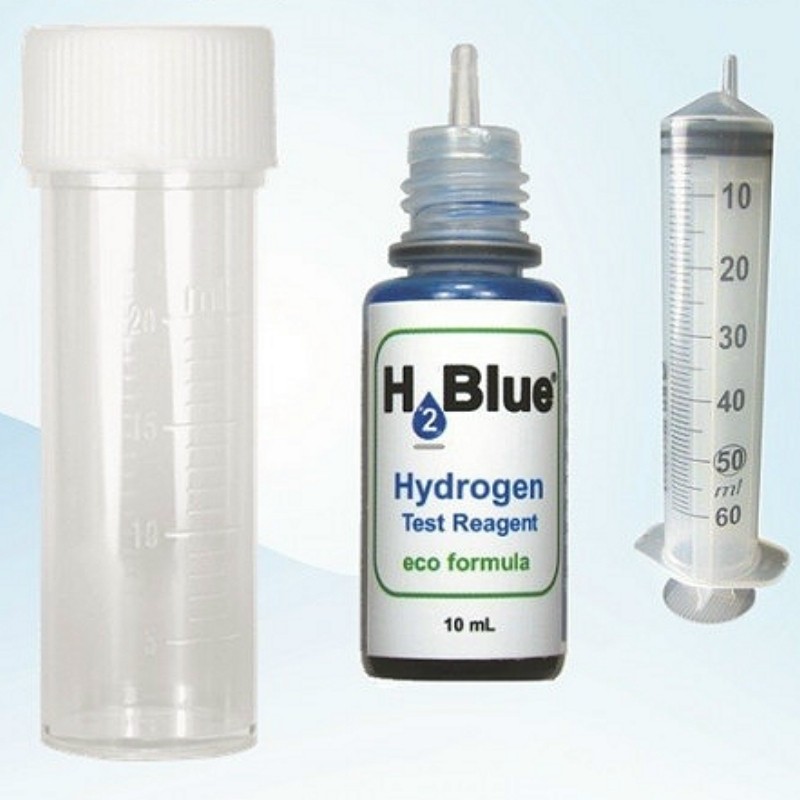 Test au bleu de méthylène d'Eau hydrogénée