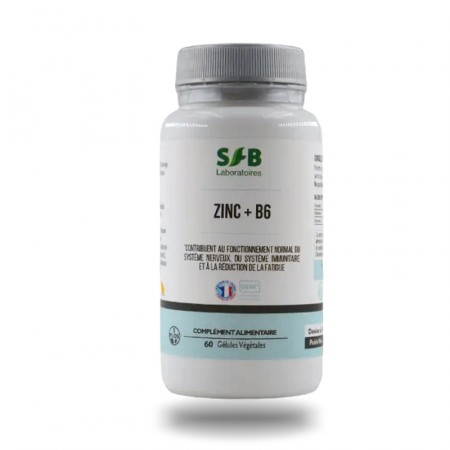 ZINC + B6 - Système nerveux - cheveux, ongles peau - Sfb