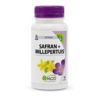 SAFRAN + MILLEPERTUIS - états dépressif et anxieux - 60gel - MGD Nature
