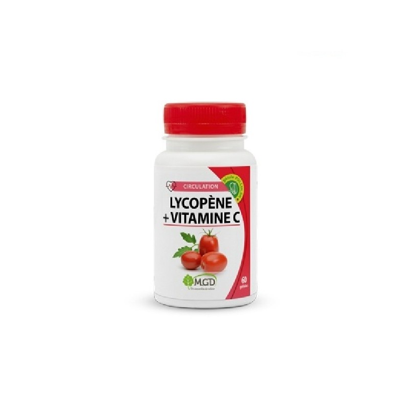 LYCOPÈNE + VITAMINE C stress Oxydatif 60gel MGD Nature