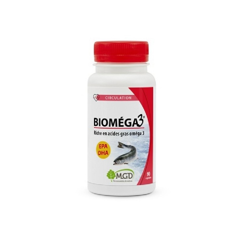 BIOMÉGA 3 Systeme sanguin 90 caps MGD Nature
