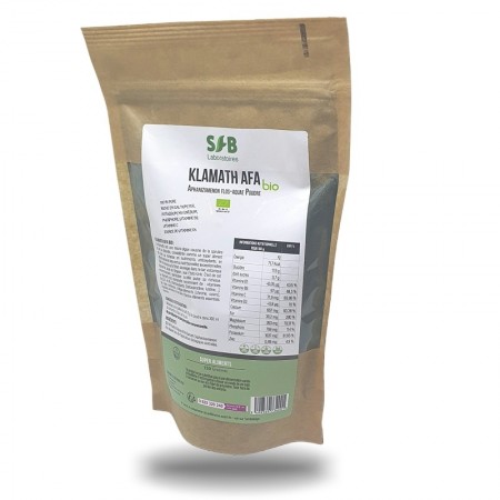 KLAMATH AFA BIO 150g Calcium, Fer, Potassium, Magnésium, etc. - SFB