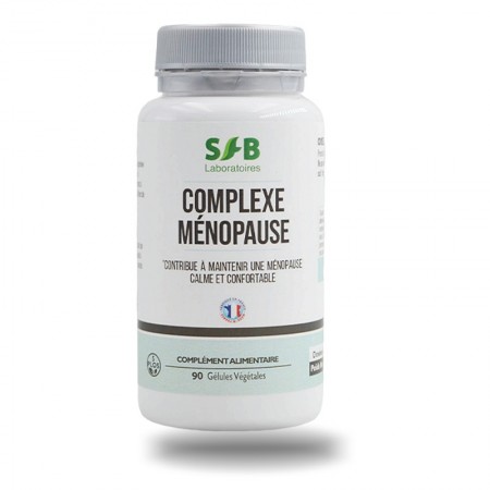 MENOPAUSE COMPLEXE  soja + yam  - hormones et ménopause - 90gél. - Sfb