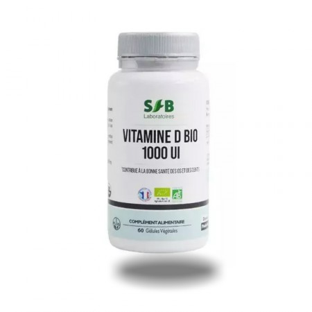 VITAMINE D Bio - système immunitaire et musculaire - 60 caps - Sfb