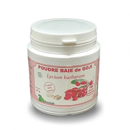 Goji Himalaya -180 gélules vitamines C, B1, B2, phosphore, fer Baobab- Baobab