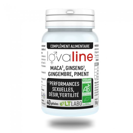 LOVALINE - 40 gélules - Libido et Équilibre Hormonal - LT LABO