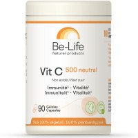 Vitamine C 500 Neutral 90 caps. fatigue passagère Be-Life Par BIO-LIFE