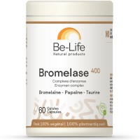 Bromelase 400 60 gél. Digestion des graisses Be-Life BIO-LIFE