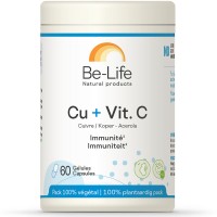 Cu + Vit. C 60 gél. défenses naturelles Be-Life Par BIO-LIFE