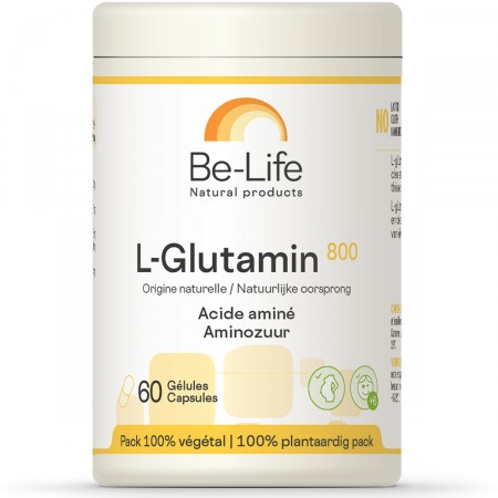 L-Glutamin 800 60 gél. muscles et paroi intestinale Be-Life BIO-LIFE