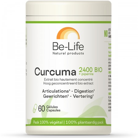 Curcuma 2400 Bio 60 gél. - Be-Life Par BIO-LIFE
