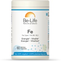 FER et VIT. B9 et B12 - 60 gél. fatigue et globules rouges Be-Life