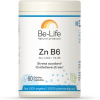 ZINC + vit B6 60 gél. - système immunitaire Be-Life Par BIO-LIFE