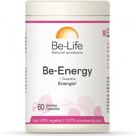 Be-energy + guarana énergie vitale 60 gél. - Be-Life Par BIO-LIFE