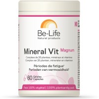 Minéral Vit Magnum 60 gél. fatigue intense  Be-Life Par BIO-LIFE
