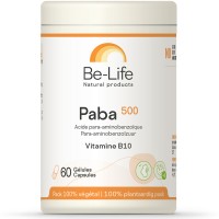 PABA 500 60 gél. apport en vitamine B10 Be-Life Par BIO-LIFE