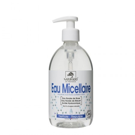 Eau micellaire - Acide Hyaluroniuqe - repulpage 500 ml Naturado