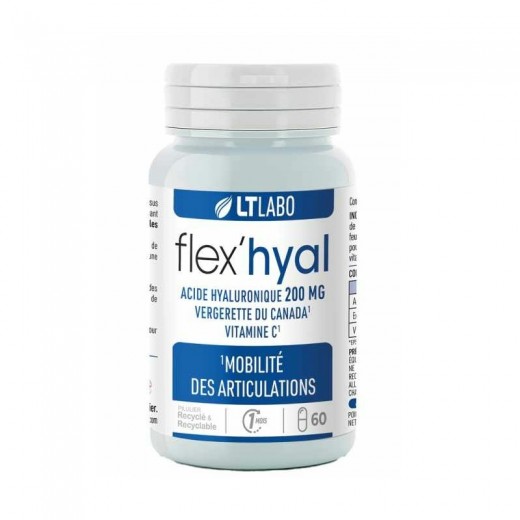FLEX' HYAL - 60 capsules - Confort Articulaire & Mobilité - LT LABO