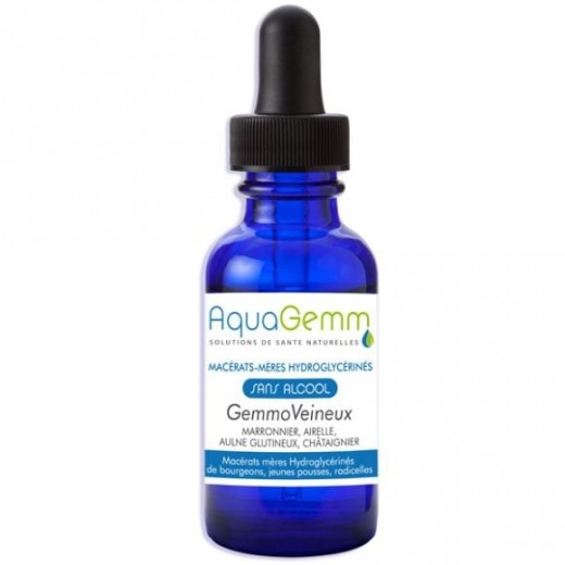 GEMMO VEINEUX AQUAGEMM - Jambes Légères, Confort Circulatoire - Biogemm