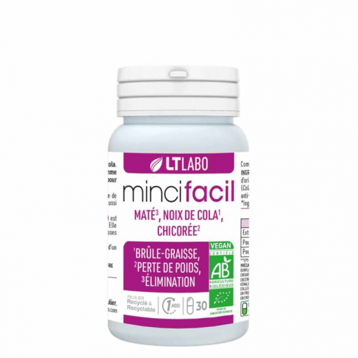 MINCIFACIL Bio 30 caps - Brûleur et Équilibre Glycémique - LT Labo
