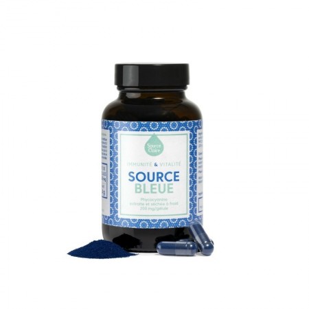 SOURCE BLEUE  90 gél- phycocyanine  Source Claire - Michel Dogna
