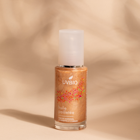 Huile pailletée sublimatrice Bio 50ml UVBIO