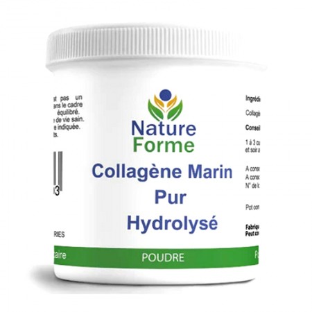 COLLAGÈNE Marin Pur Hydrolysé Poudre  Nature forme NAT&LAB