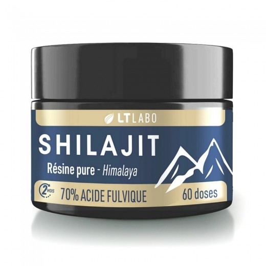 SHILAJIT Résine Pure - 60 doses - Endurance & Performance - LT LABO