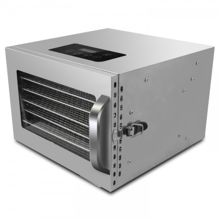 Deshydrateur  6 grilles fruits, légumes, Inox - AirBlock