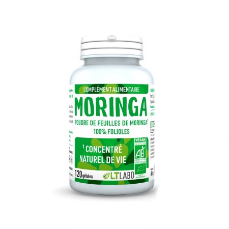 Moringa 120 gél - énergie vitalité, fonctions cognitives. LT Labo Moringa 120 gél - énergie vitalité, fonctions cognitives. LT Labo