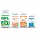 Lot Hiver 1 - 4 produits - Moringa gél., spiru, EPP, Vit. C, Lt LAbo