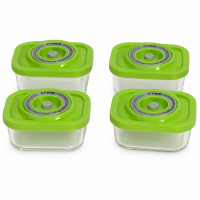  Modifier : Status - Lot de 4 boites en verre 0,5 Litres pompe non fournie- Airblock 