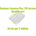 FoodVac 4 rouleaux de 3m de sachets gauffré larg 30cm - Airblock
