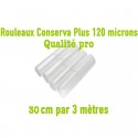 FoodVac 4 rouleaux de 3m de sachets gauffré larg 30cm - Airblock