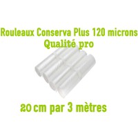 4 rouleaux de 3m de sachets gauffré larg 20cm - Airblock